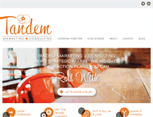 Tablet Screenshot of marketingintandem.com